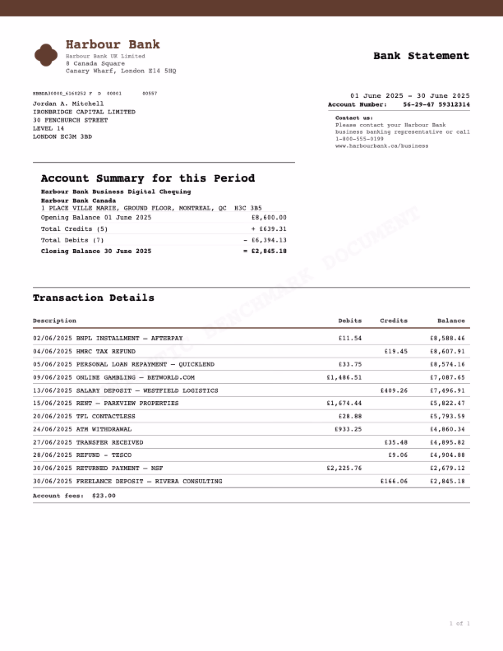 Nationwide statement